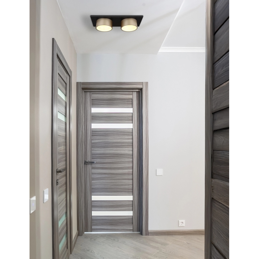 Globo - LED плафон LED/24W/230V 3000K 46x20 cm месинг