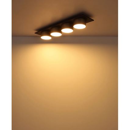 Globo - LED таванно осветително тяло LED/40W/230V 3000K 86x20 cm месинг