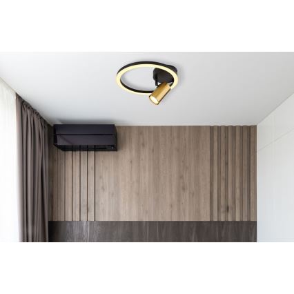 Globo - LED Стенен спот 1xGU10/5W/230V + LED/12W/230V