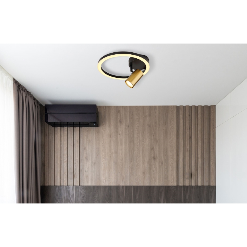 Globo - LED Стенен спот 1xGU10/5W/230V + LED/12W/230V