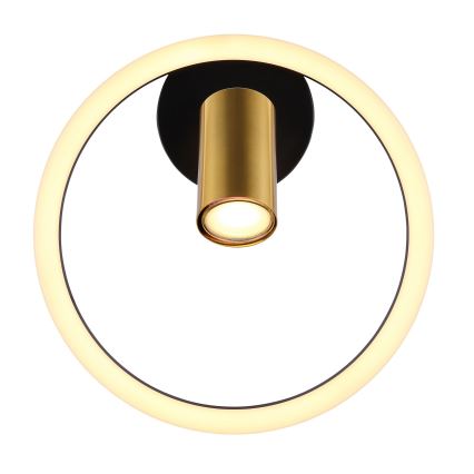 Globo - LED Стенен спот 1xGU10/5W/230V + LED/12W/230V