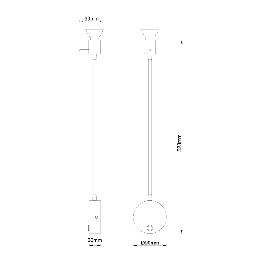 Globo - Аплик 1xGU10/35W/230V