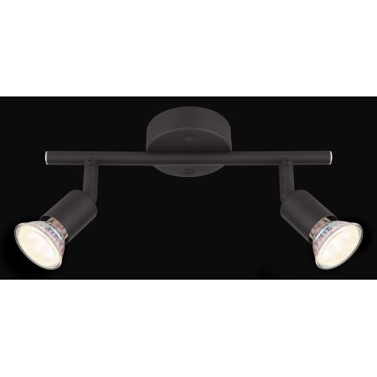 Globo - LED Спот 2xGU10/3W/230V черен