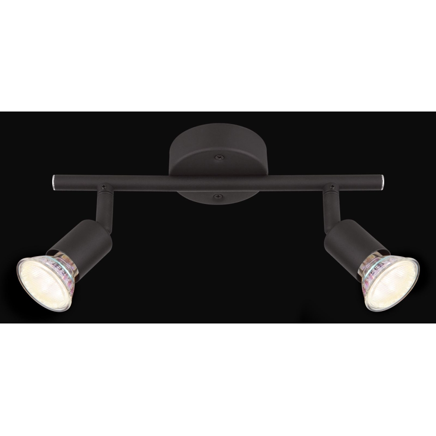 Globo - LED Спот 2xGU10/3W/230V черен