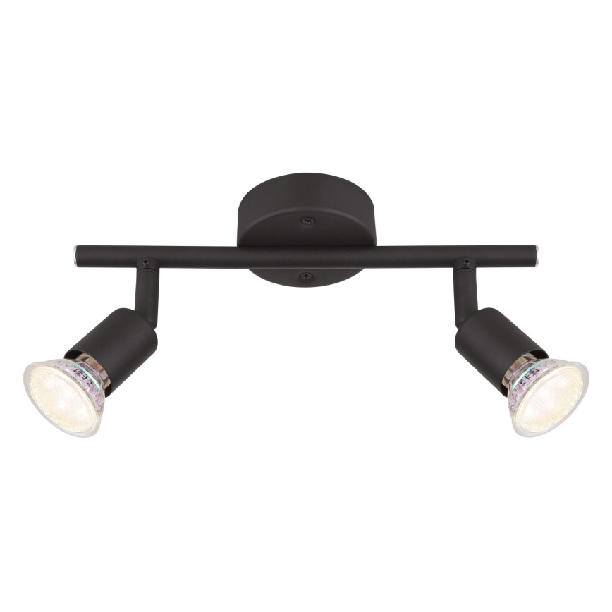 Globo - LED Спот 2xGU10/3W/230V черен