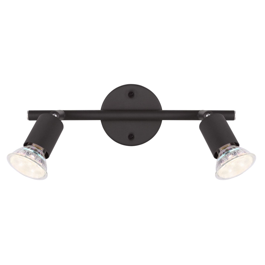 Globo - LED Спот 2xGU10/3W/230V черен