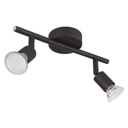 Globo - LED Спот 2xGU10/3W/230V черен