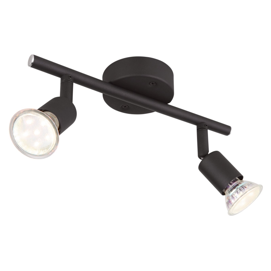 Globo - LED Спот 2xGU10/3W/230V черен