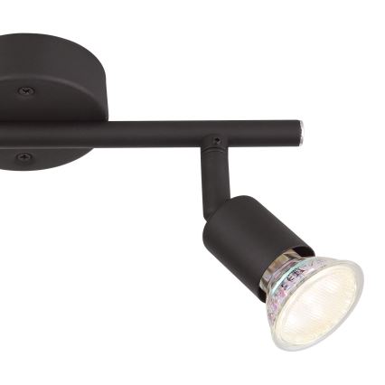 Globo - LED Спот 2xGU10/3W/230V черен