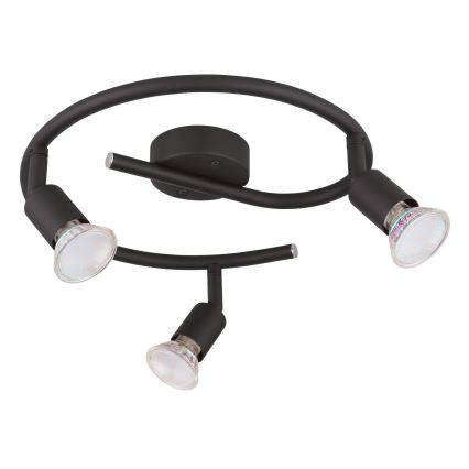 Globo - LED Спот 3xGU10/3W/230V черен