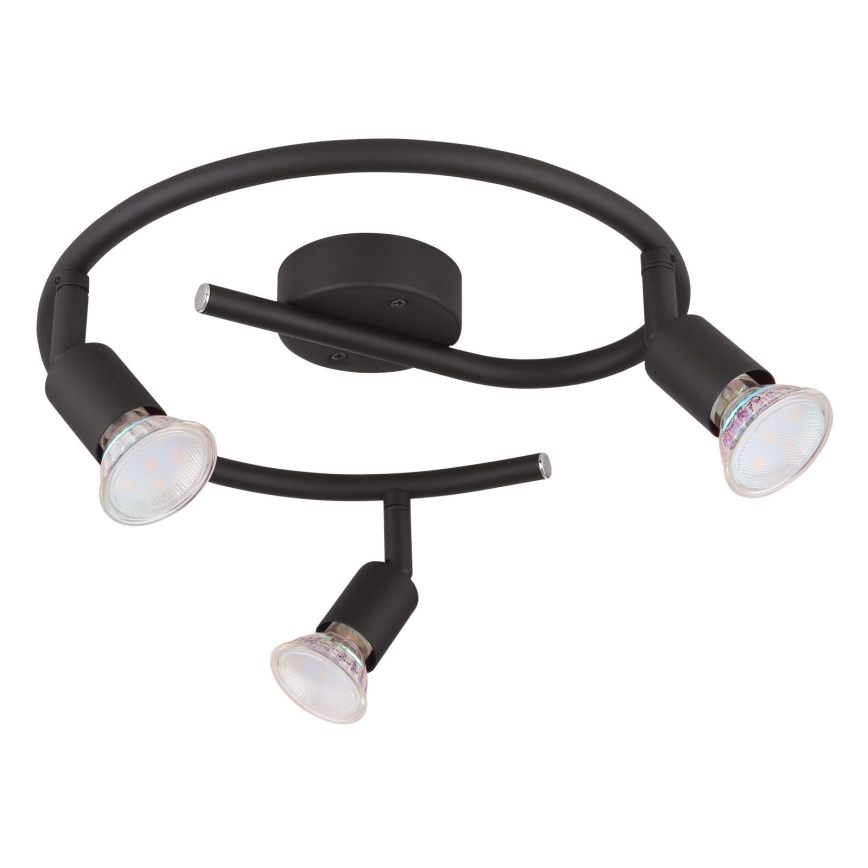 Globo - LED Спот 3xGU10/3W/230V черен