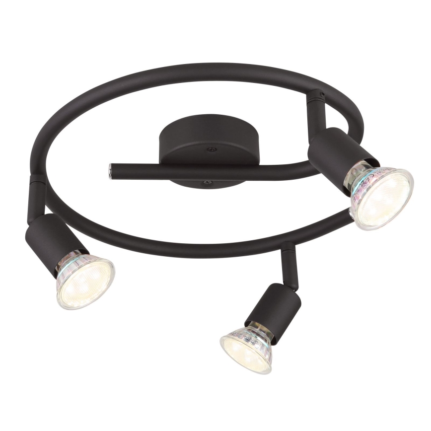 Globo - LED Спот 3xGU10/3W/230V черен
