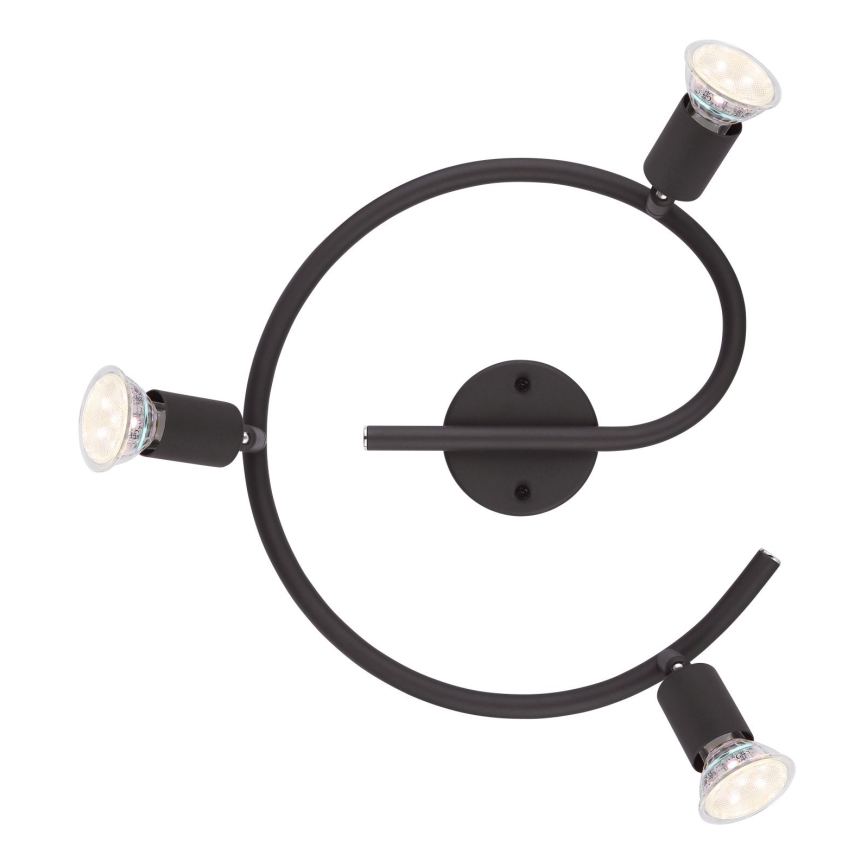 Globo - LED Спот 3xGU10/3W/230V черен