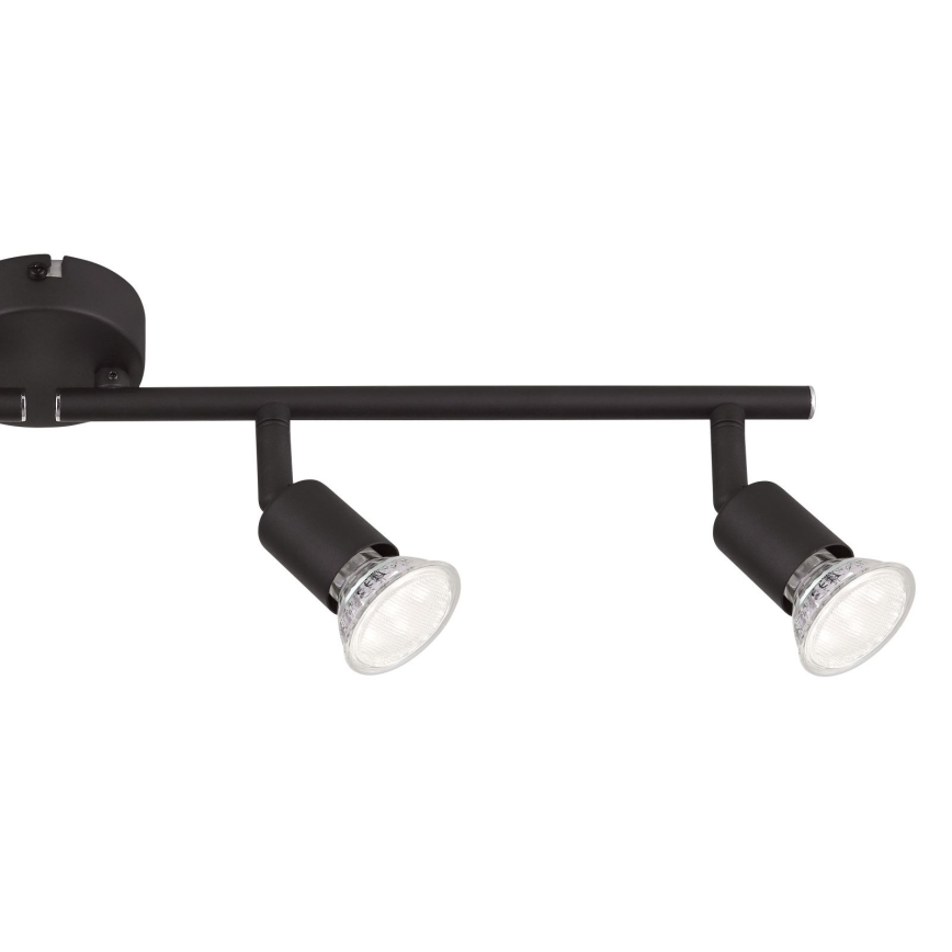 Globo - LED Спот 4xGU10/3W/230V черен