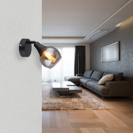 Globo - Спот аплик 1xE14/40W/230V черен