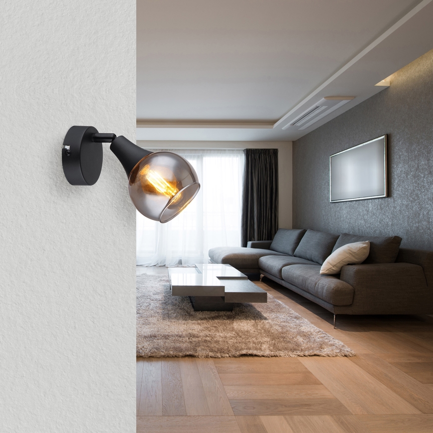 Globo - Спот аплик 1xE14/40W/230V черен