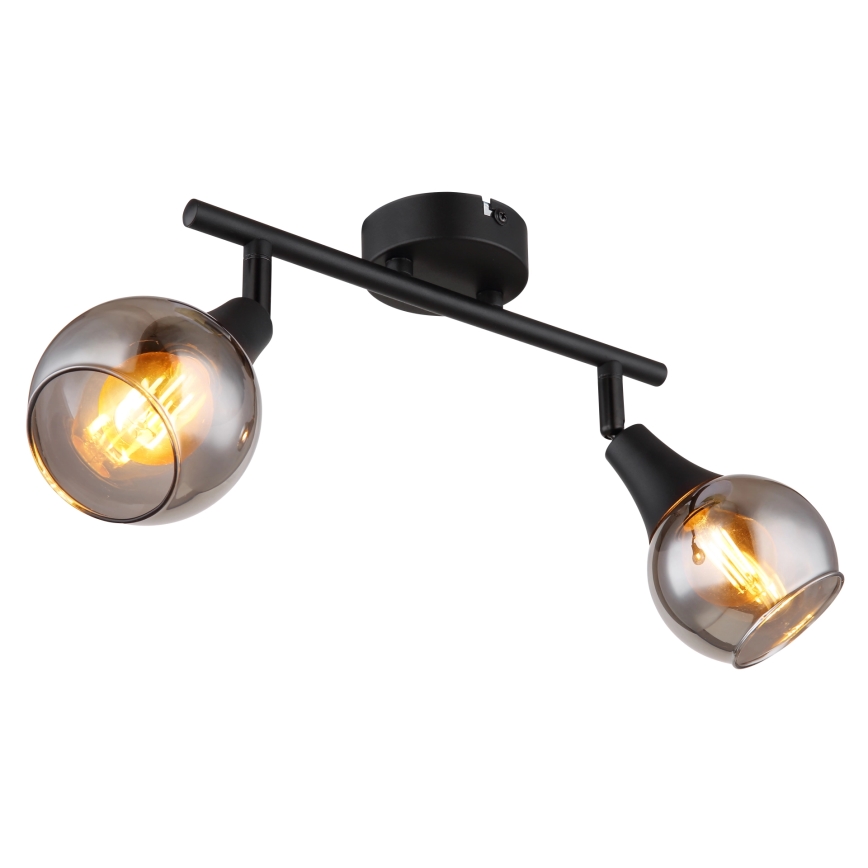 Globo - Спот 2xE14/40W/230V черен
