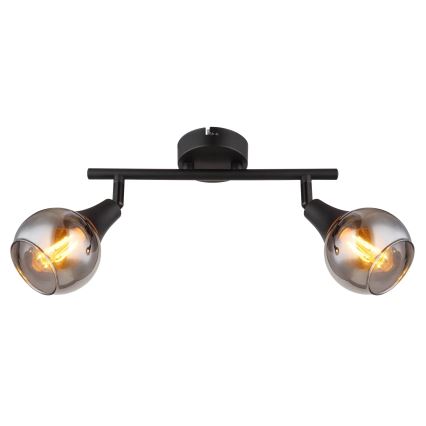 Globo - Спот 2xE14/40W/230V черен