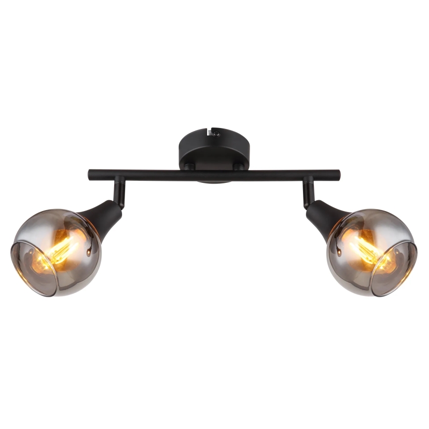 Globo - Спот 2xE14/40W/230V черен