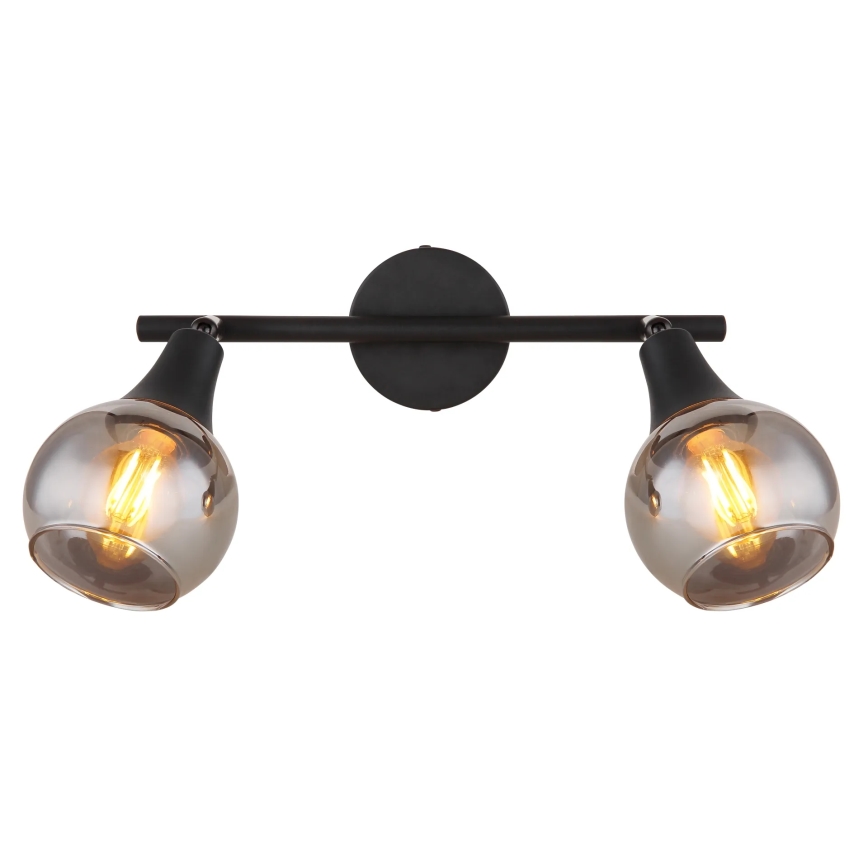 Globo - Спот 2xE14/40W/230V черен
