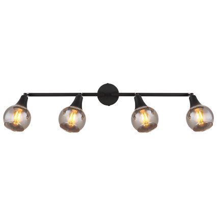 Globo - Спот 4xE14/40W/230V черен