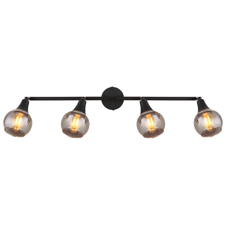Globo - Спот 4xE14/40W/230V черен