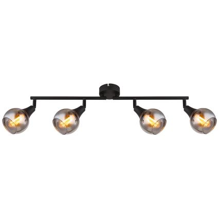 Globo - Спот 4xE14/40W/230V черен