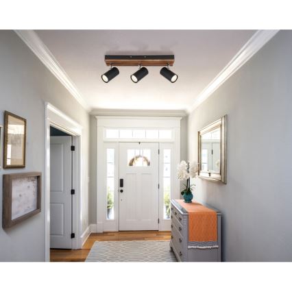 Globo - Спот 3xGU10/25W/230V черен