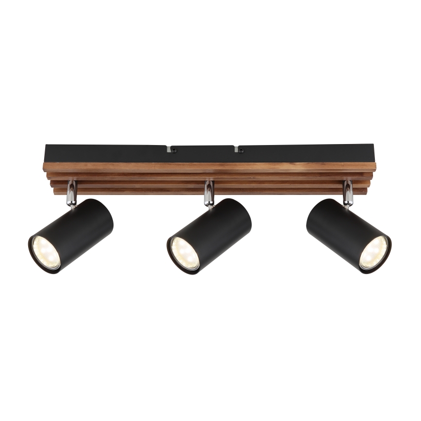 Globo - Спот 3xGU10/25W/230V черен