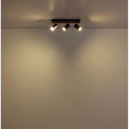 Globo - Спот 3xGU10/25W/230V черен