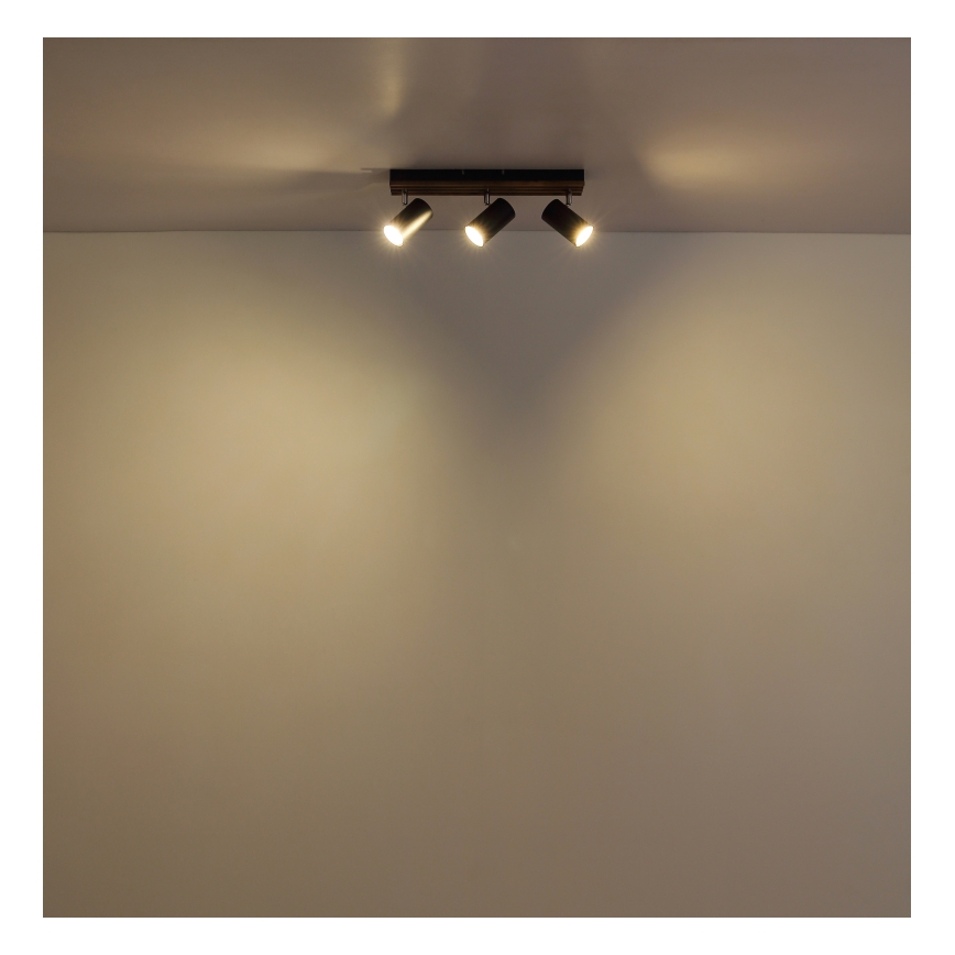 Globo - Спот 3xGU10/25W/230V черен