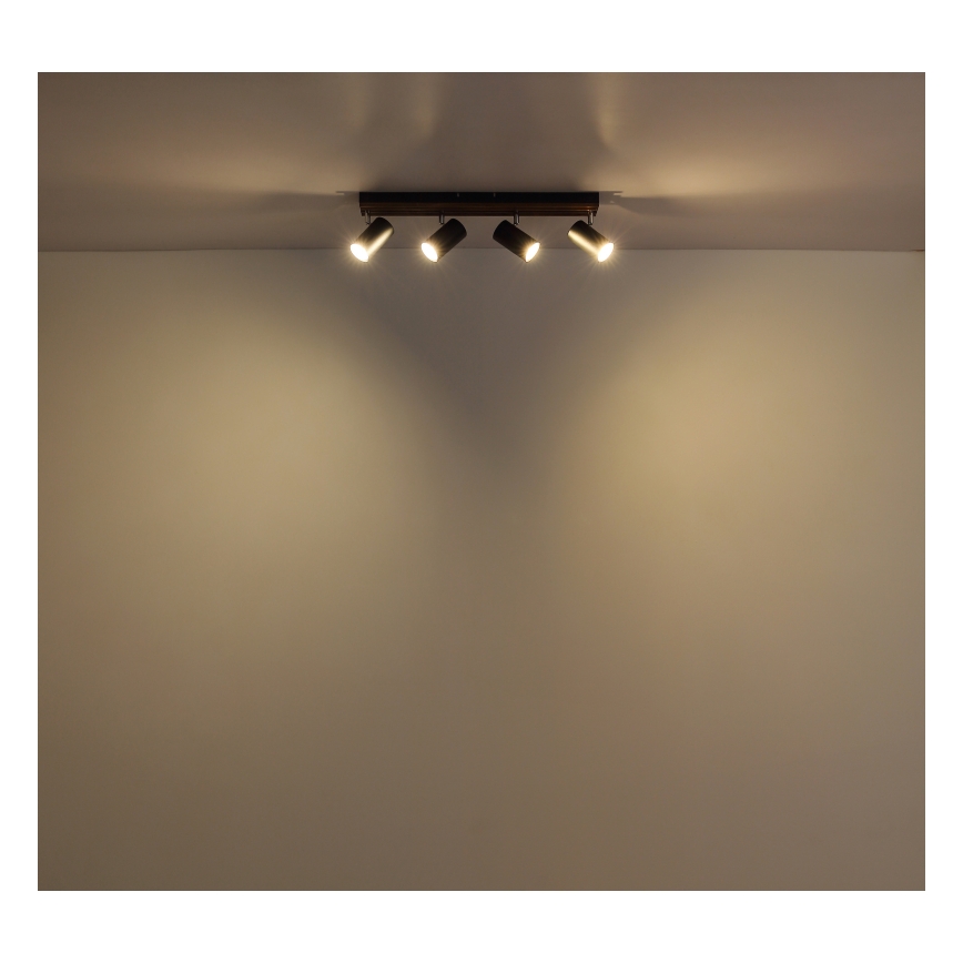 Globo - Спот 4xGU10/25W/230V черен