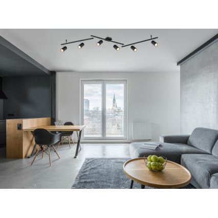 Globo - Спот 6xGU10/35W/230V черен