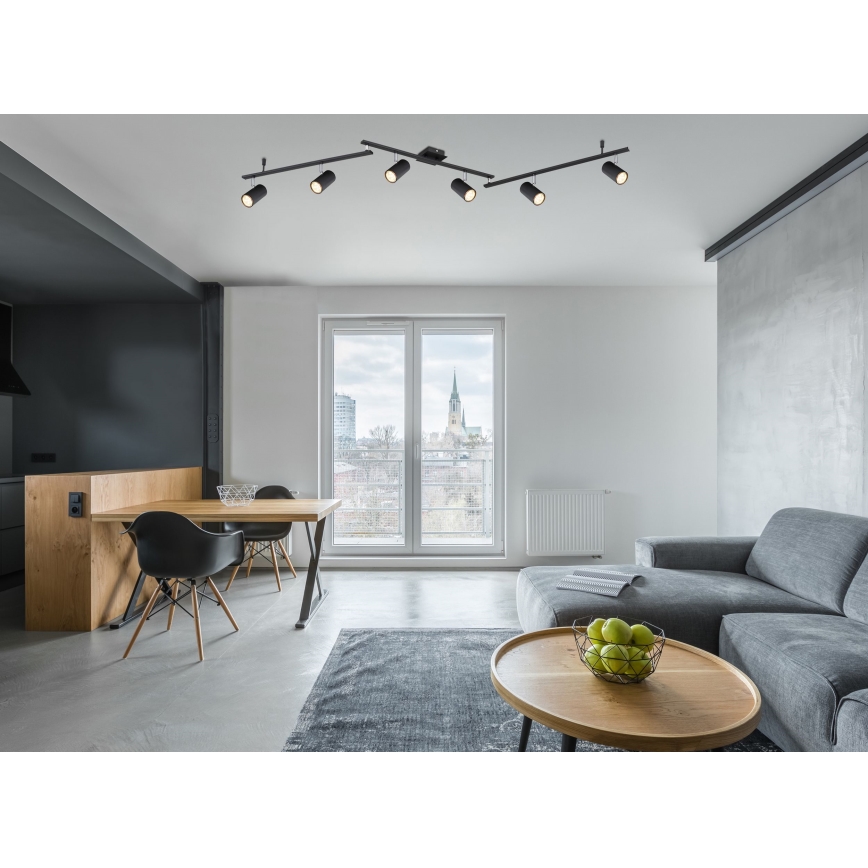 Globo - Спот 6xGU10/35W/230V черен