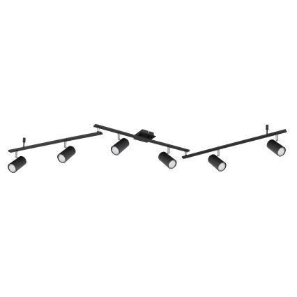 Globo - Спот 6xGU10/35W/230V черен