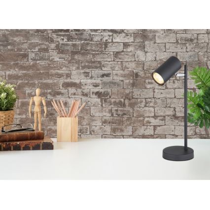 Globo - Настолна лампа 1xGU10/5W/230V черен