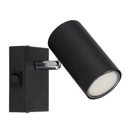 Globo - Стенен спот 1xGU10/25W/230V черен
