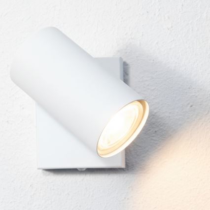 Globo - Стенен спот 1xGU10/25W/230V бял