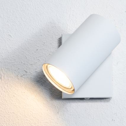 Globo - Стенен спот 1xGU10/25W/230V бял