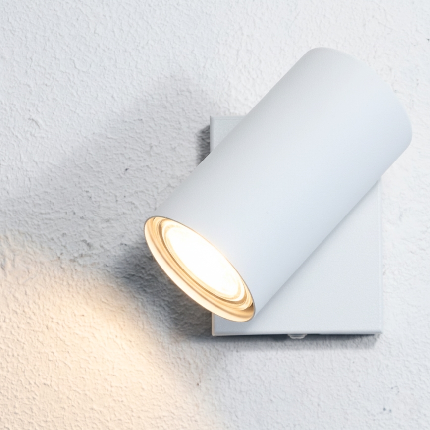 Globo - Стенен спот 1xGU10/25W/230V бял