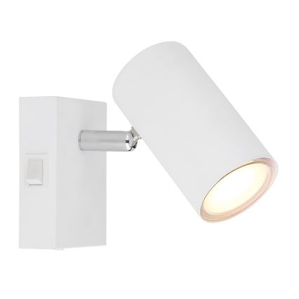 Globo - Стенен спот 1xGU10/25W/230V бял