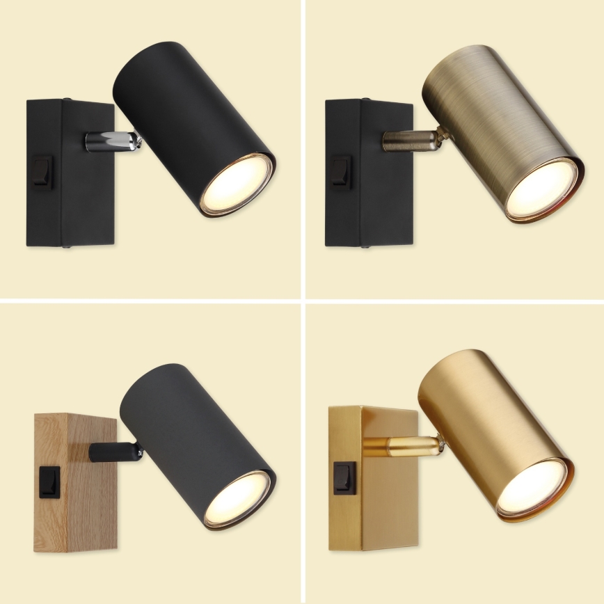 Globo - Стенен спот 1xGU10/25W/230V бял