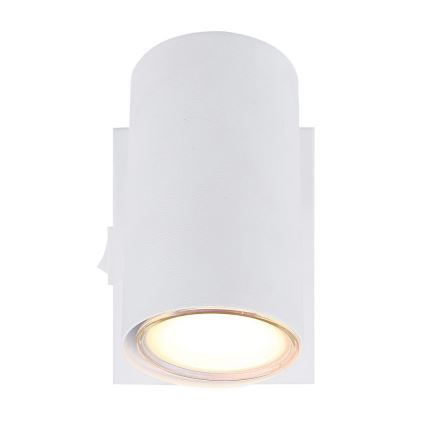 Globo - Стенен спот 1xGU10/25W/230V бял