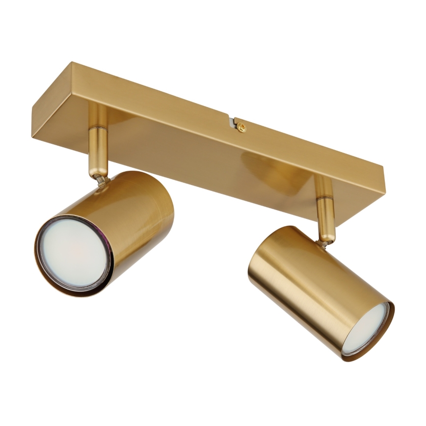 Globo - Спот 2xGU10/35W/230V златист