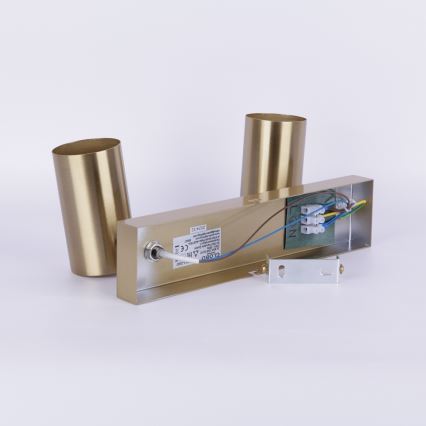 Globo - Спот 2xGU10/35W/230V златист