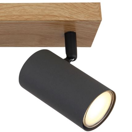 Globo - Спот 3xGU10/35W/230V сив/кафяв