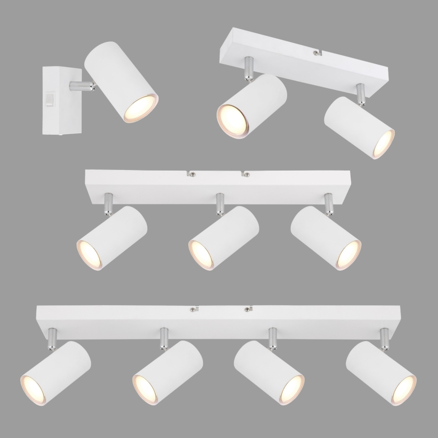 Globo - Спот 3xGU10/35W/230V бял
