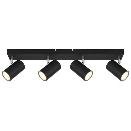 Globo - Спот 4xGU10/35W/230V черен