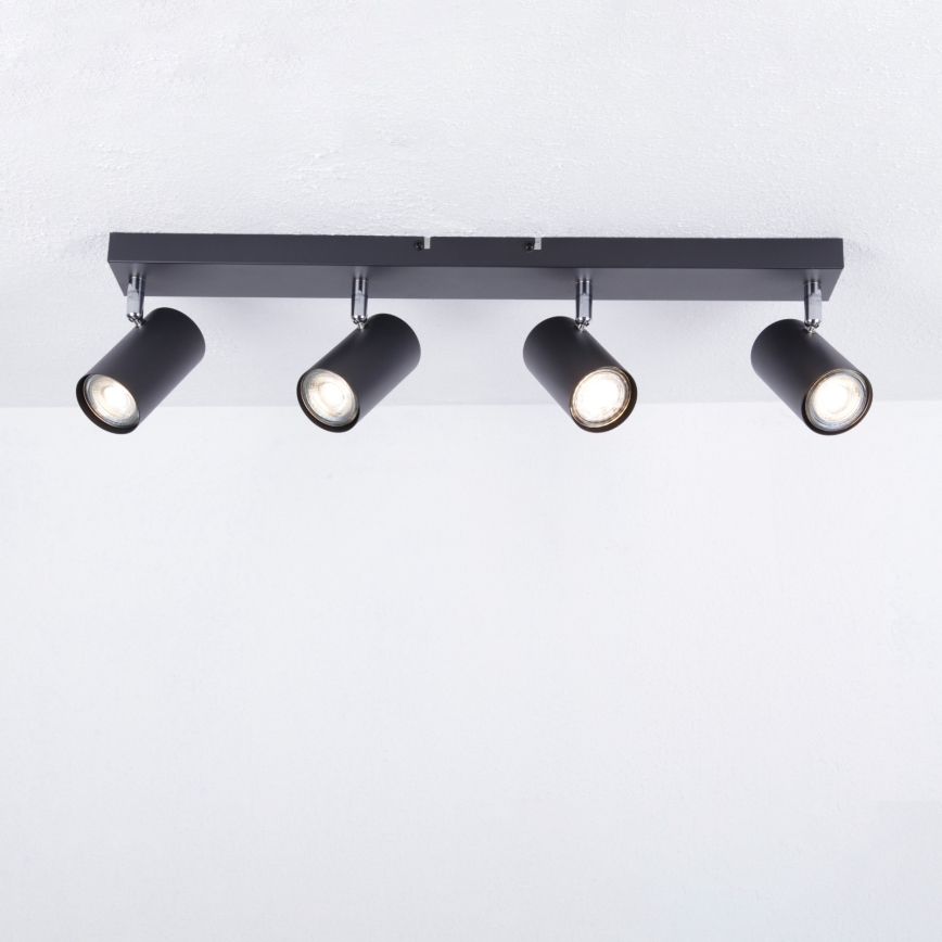 Globo - Спот 4xGU10/35W/230V черен