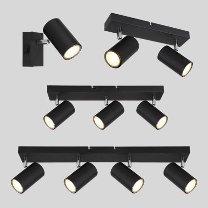 Globo - Спот 4xGU10/35W/230V черен